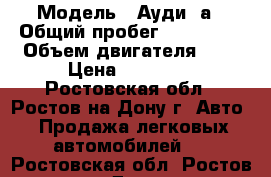  › Модель ­ Ауди 4а › Общий пробег ­ 355 000 › Объем двигателя ­ 2 › Цена ­ 83 000 - Ростовская обл., Ростов-на-Дону г. Авто » Продажа легковых автомобилей   . Ростовская обл.,Ростов-на-Дону г.